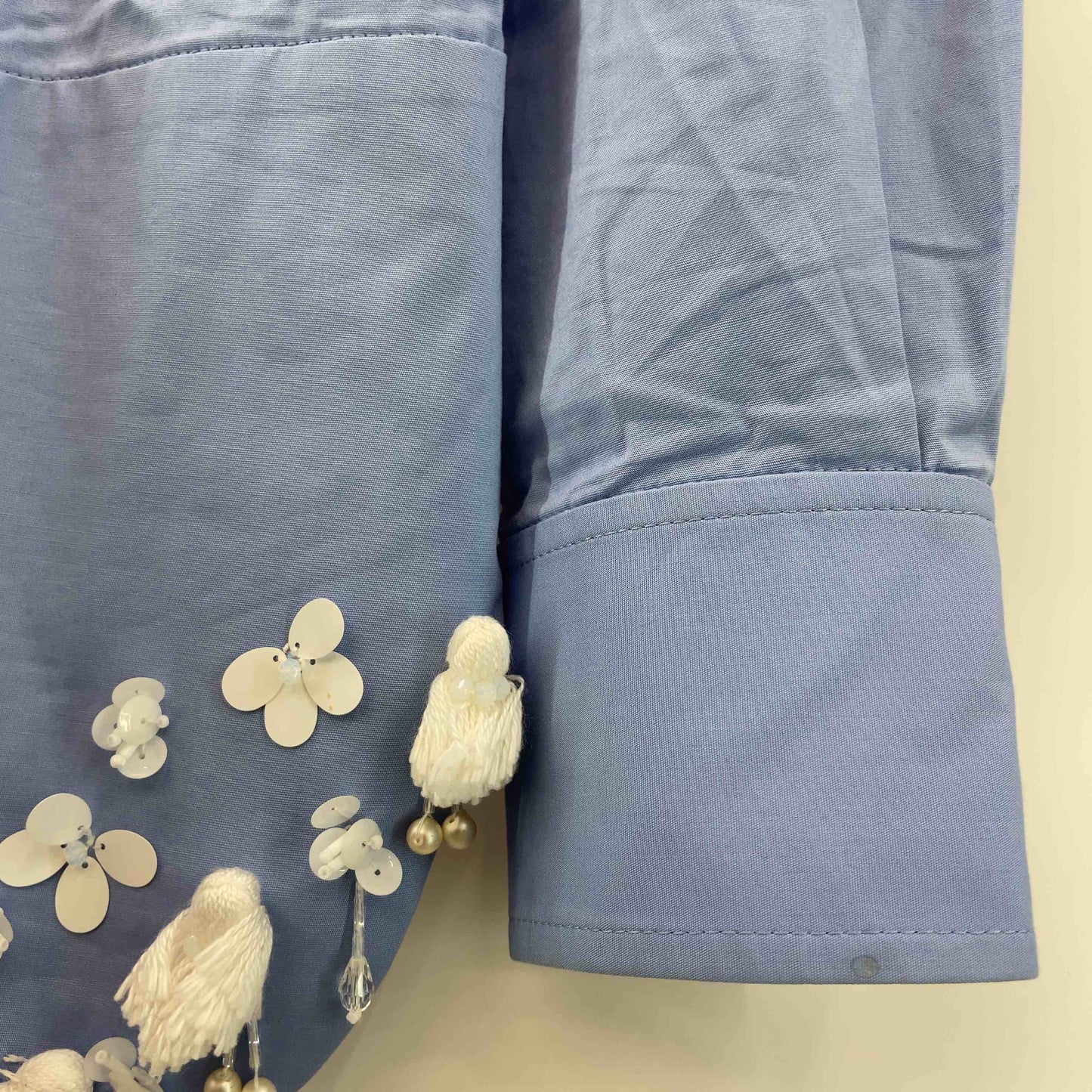 MUVEIL ミュベール レディース 長袖シャツ/ブラウス 水色