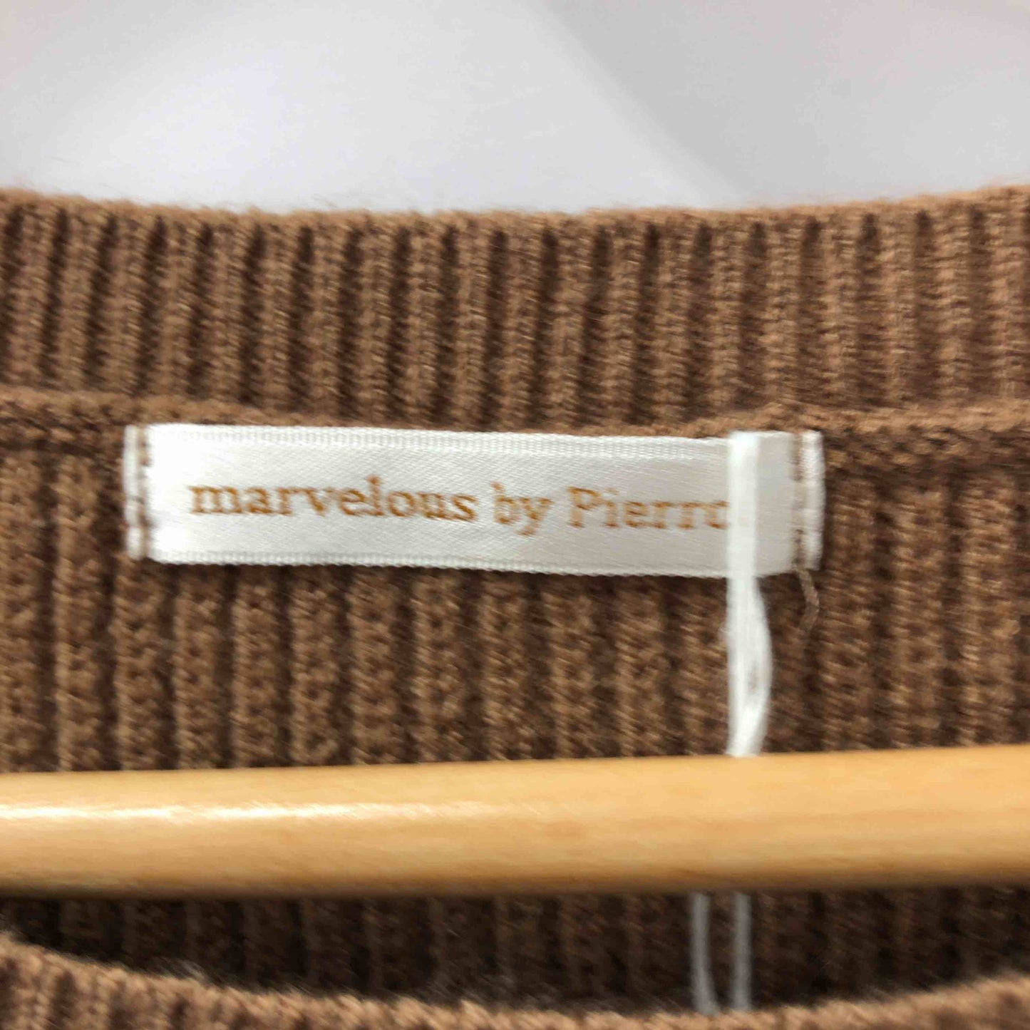 marvelous by pierrot マーベラスバイピエロ レディース 長袖セーター ブラウン tk