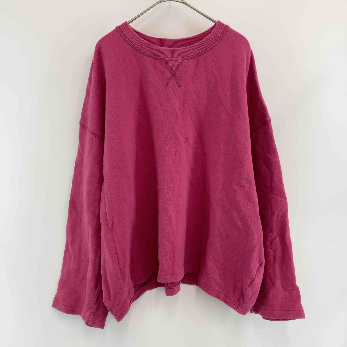 23区 ニジュウサンク ピンク 無地 シンプル レディース スウェット