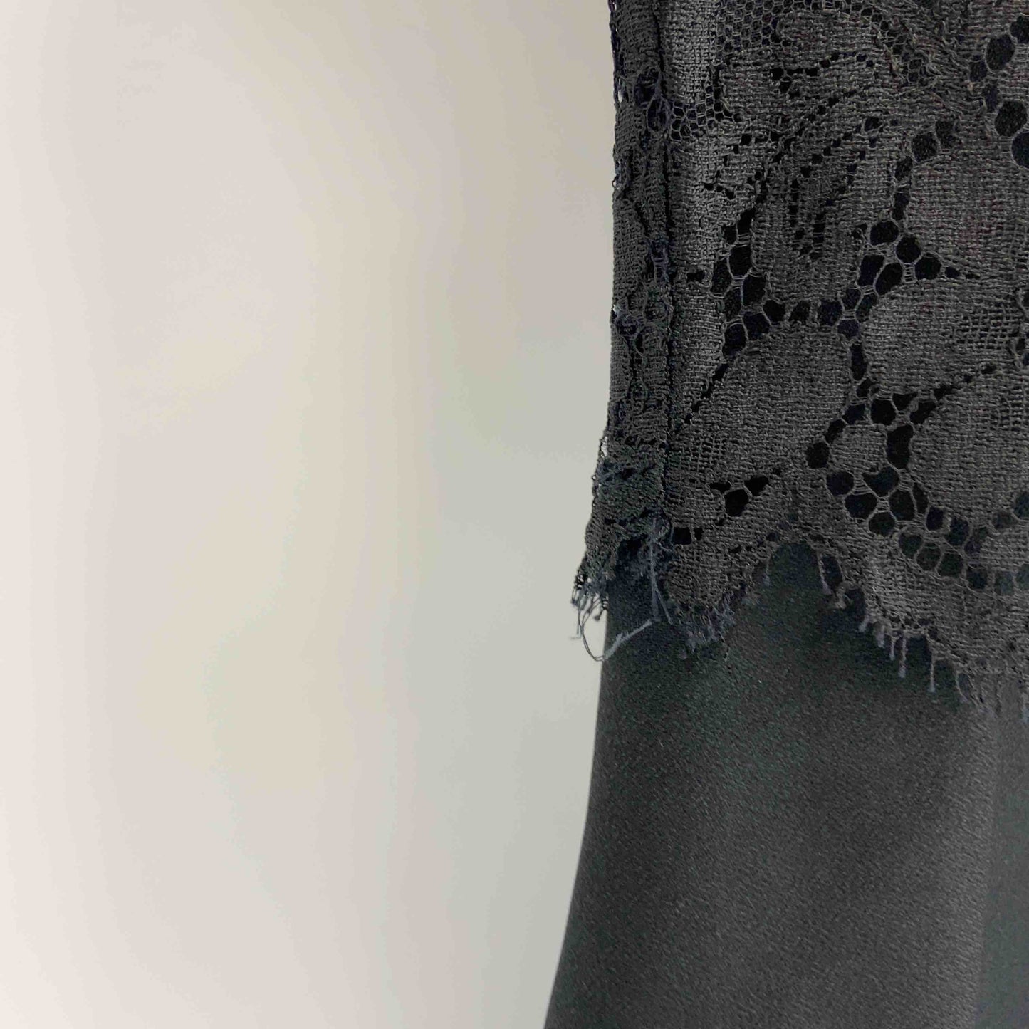 RAMUZ レディース 長袖ワンピース　フォーマル　レース　黒