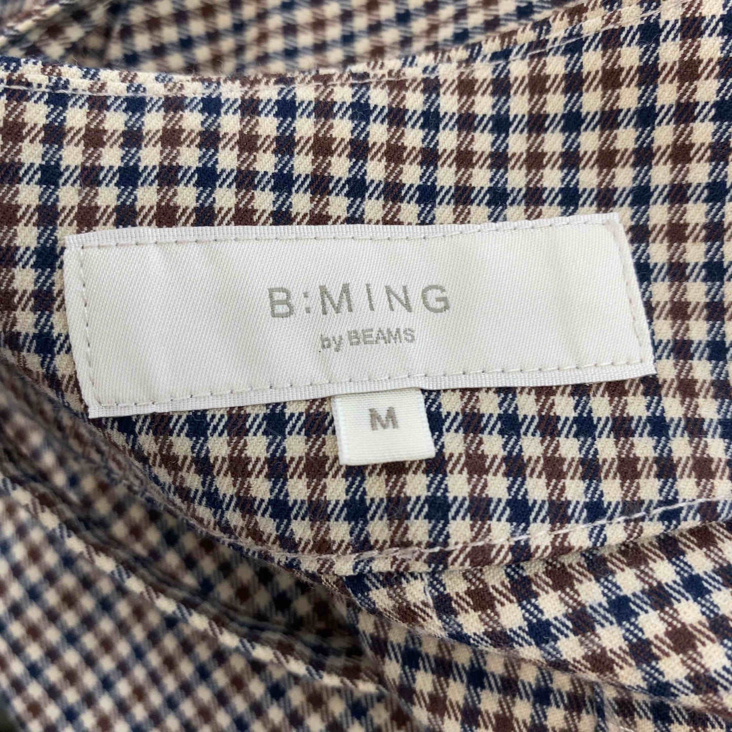 B:MING by BEAMS ビーミングバイビームス  レディース チェック柄 ロング丈 ノースリーブワンピース キャミワンピース
