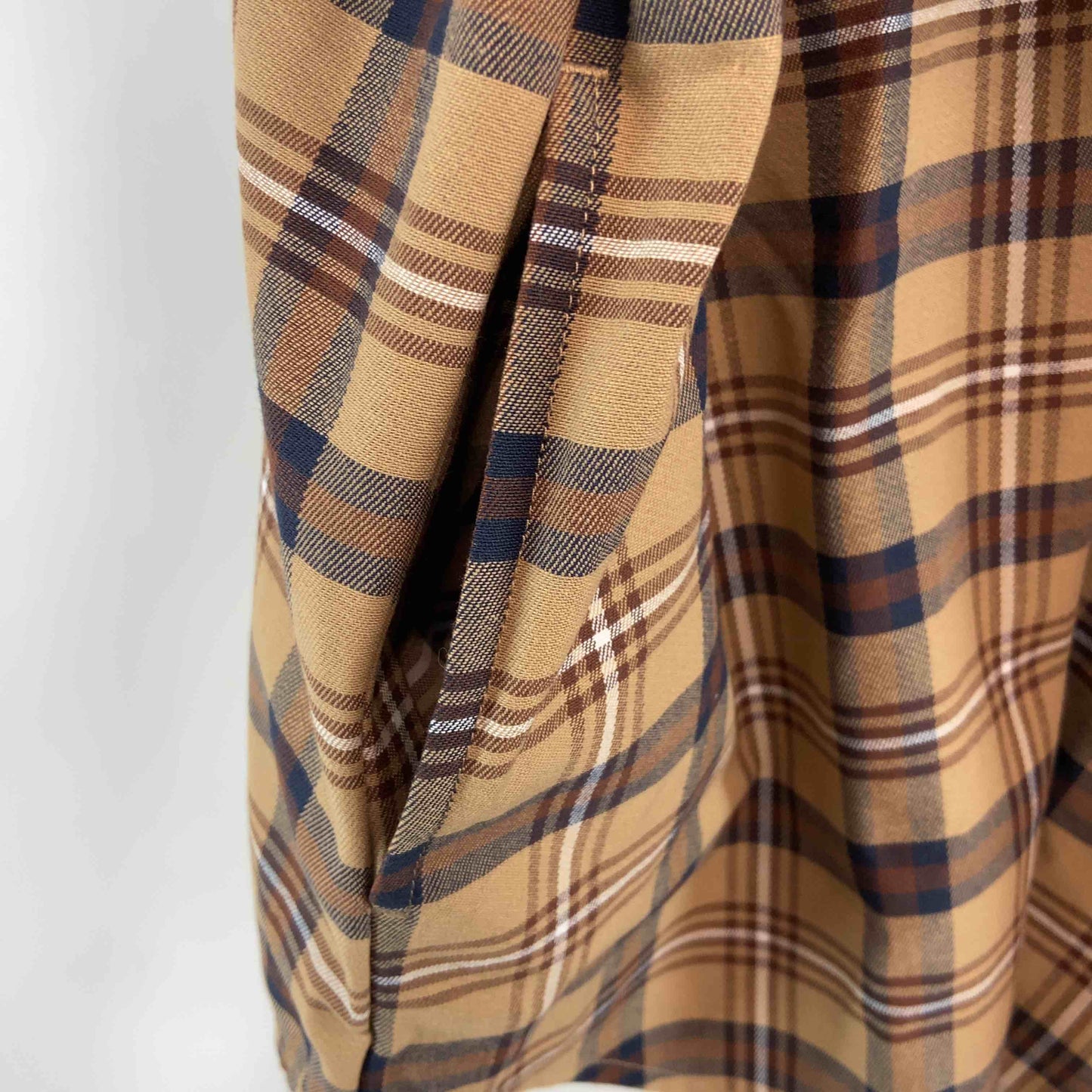 URBAN COLLECTION アーバンコレクション メンズ 長袖シャツ チェック ブラウン系