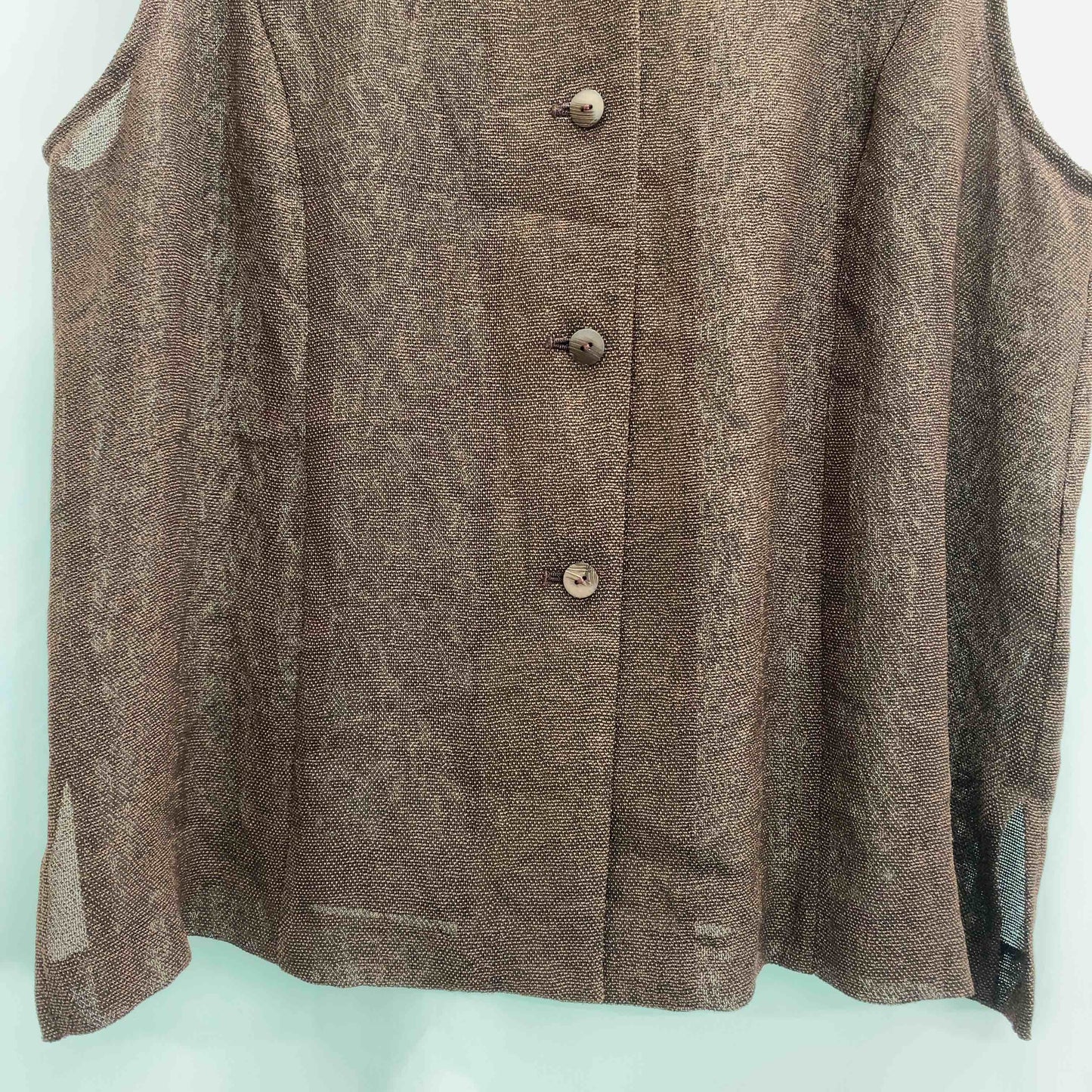 VINVERT  レディース ベスト/ジレ ブラウン tk