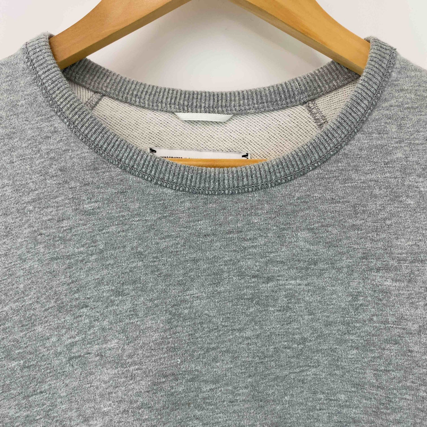 REIGNING CHAMP レイニングチャンプ メンズ スウェット グレー ラウンドネック 脇リブ切り替え