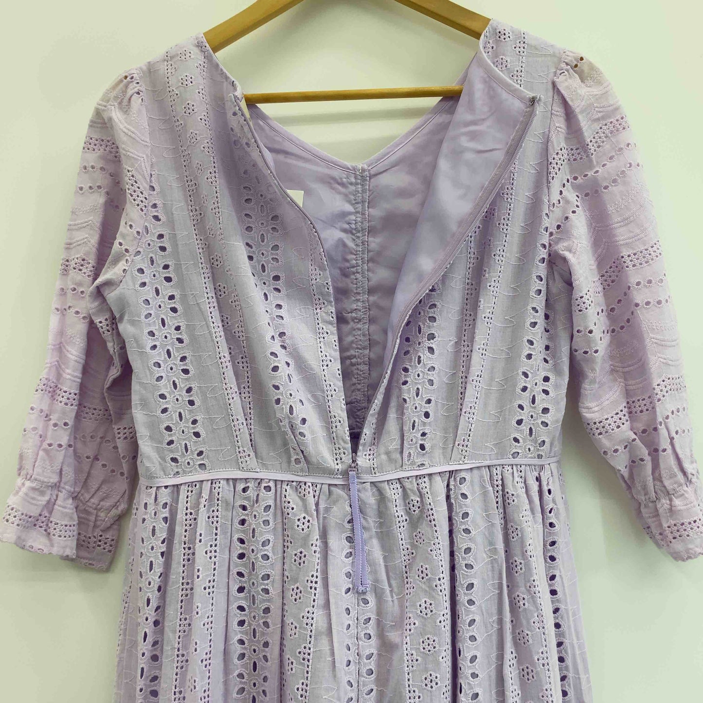 Rose　Tiara レディース 半袖ワンピース　パープル　花柄