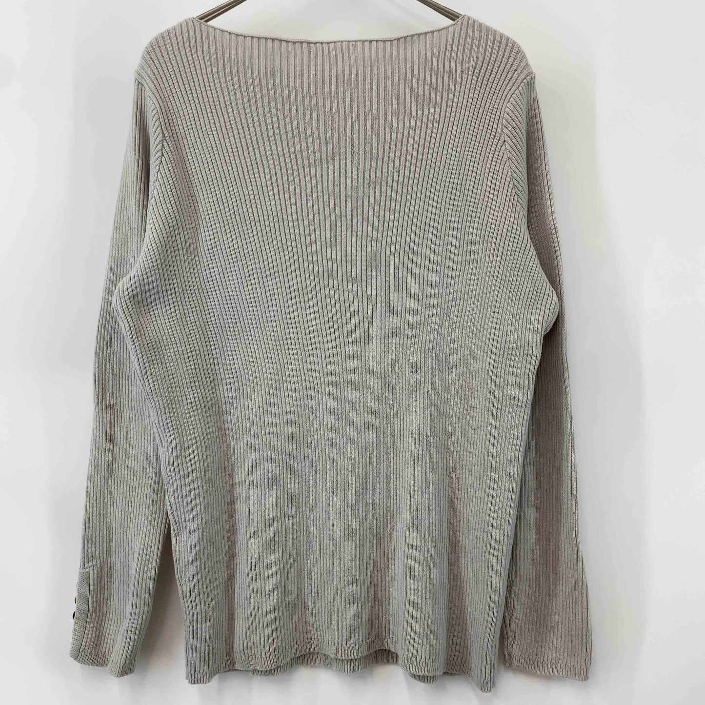 Classical Elf. クラシカルエルフ レディース ニット/セーター リブ編み グレー コットン