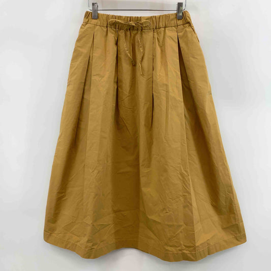 無印良品 ムジルシリョウヒン レディース ロングスカート 綿混 キャメル