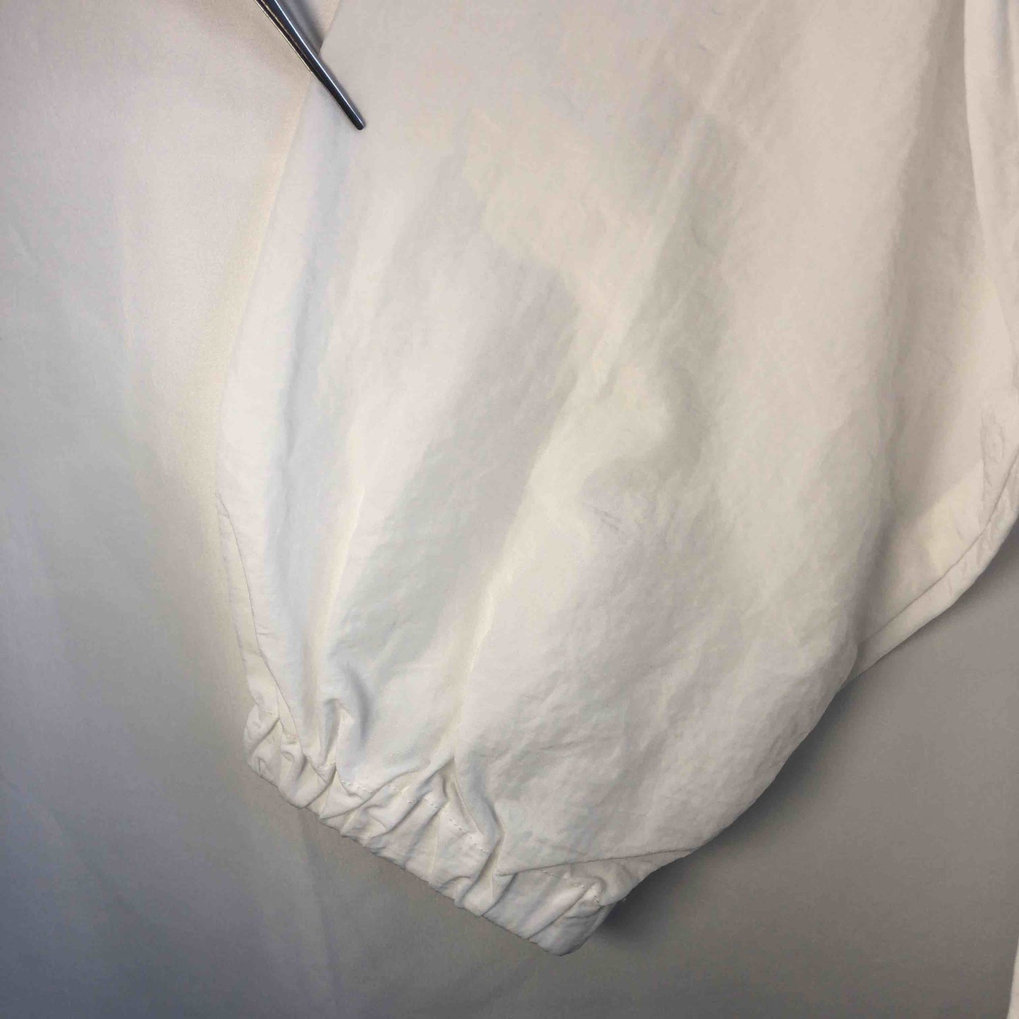 大阪府布帛製品工業組合  レディース パーカー ホワイト tk