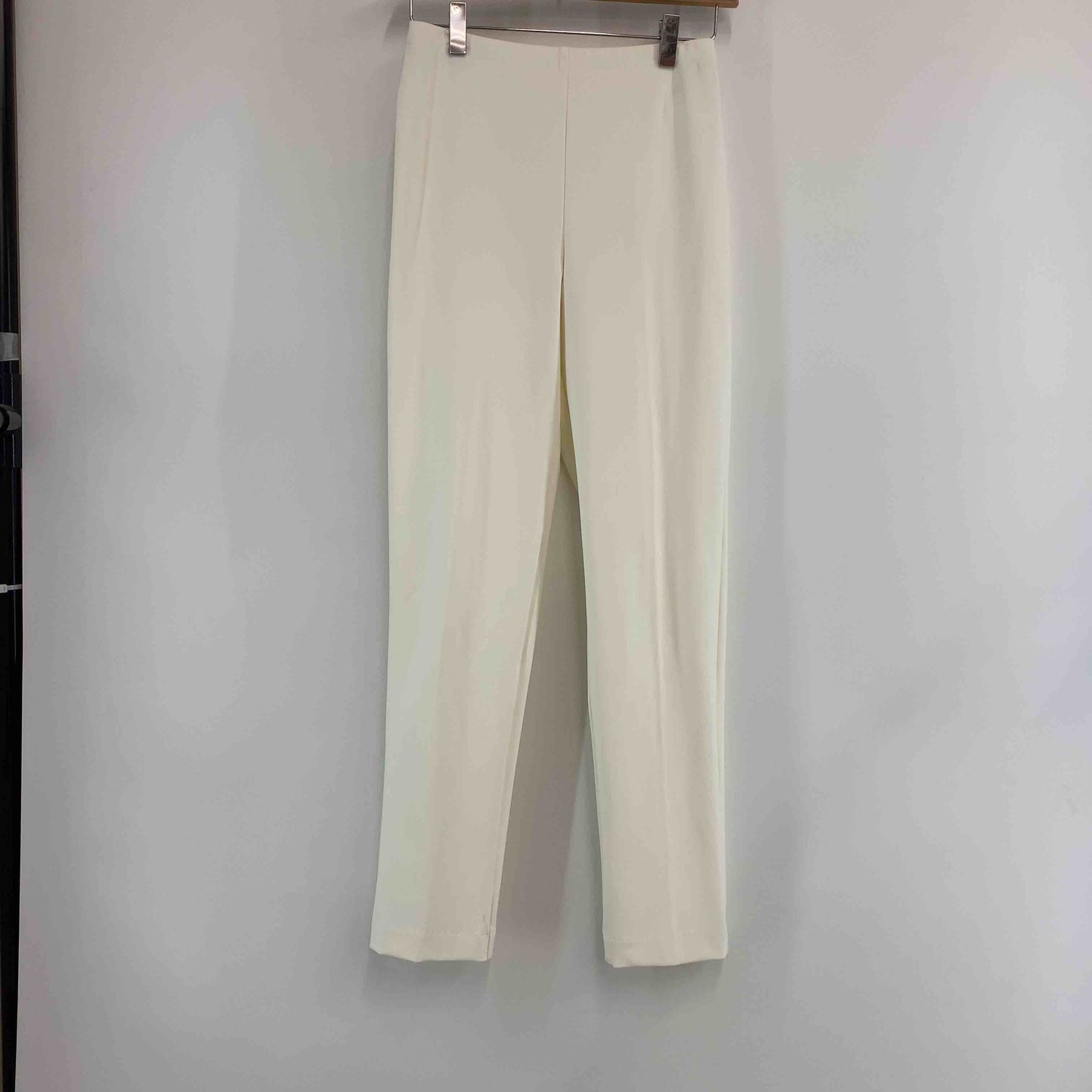 P．2　白　ホワイト　ウエスト総ゴム　 レディース カジュアルパンツ　日本製