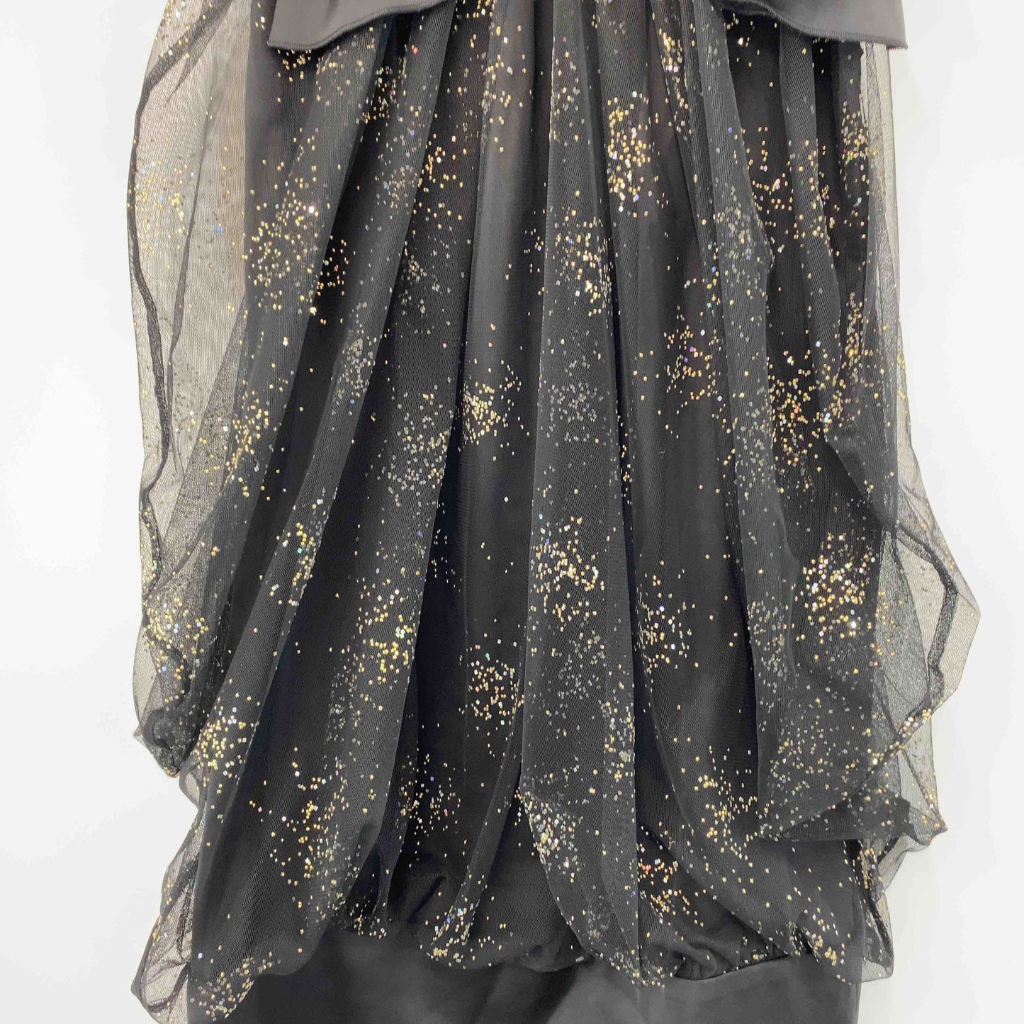 LANVIN en Bleu ランバンオンブルー レディース ノースリーブワンピースキャミワンピース　ブラック　ラメ付き