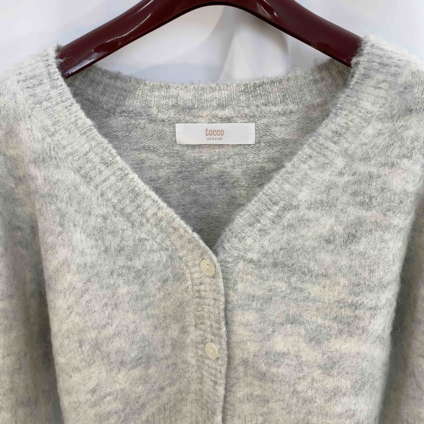 tocco closet トッコクローゼット レディース カーディガン グレイ tk