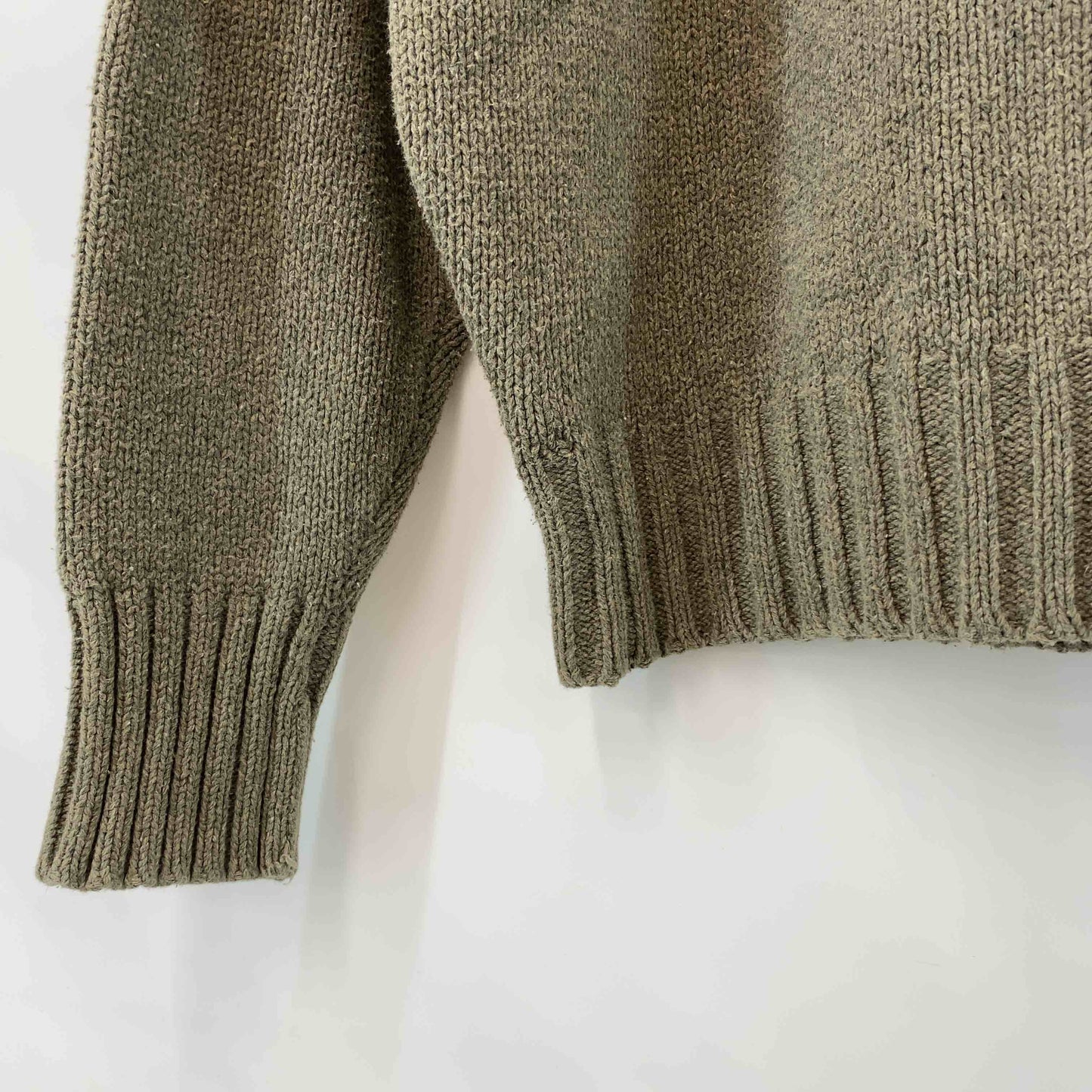 POLO RALPH LAUREN ポロラルフローレン　グレーグリーン　サイズŁ　丸首　 メンズ ニット/セーター