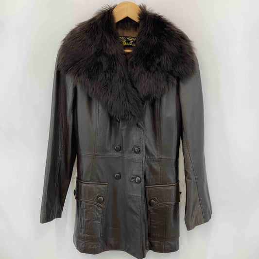 レディース レザージャケット　ファー付き