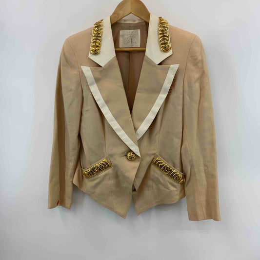 伊太利屋 イタリヤ レディース テーラードジャケット スカート セットアップ ベージュ アイボリー