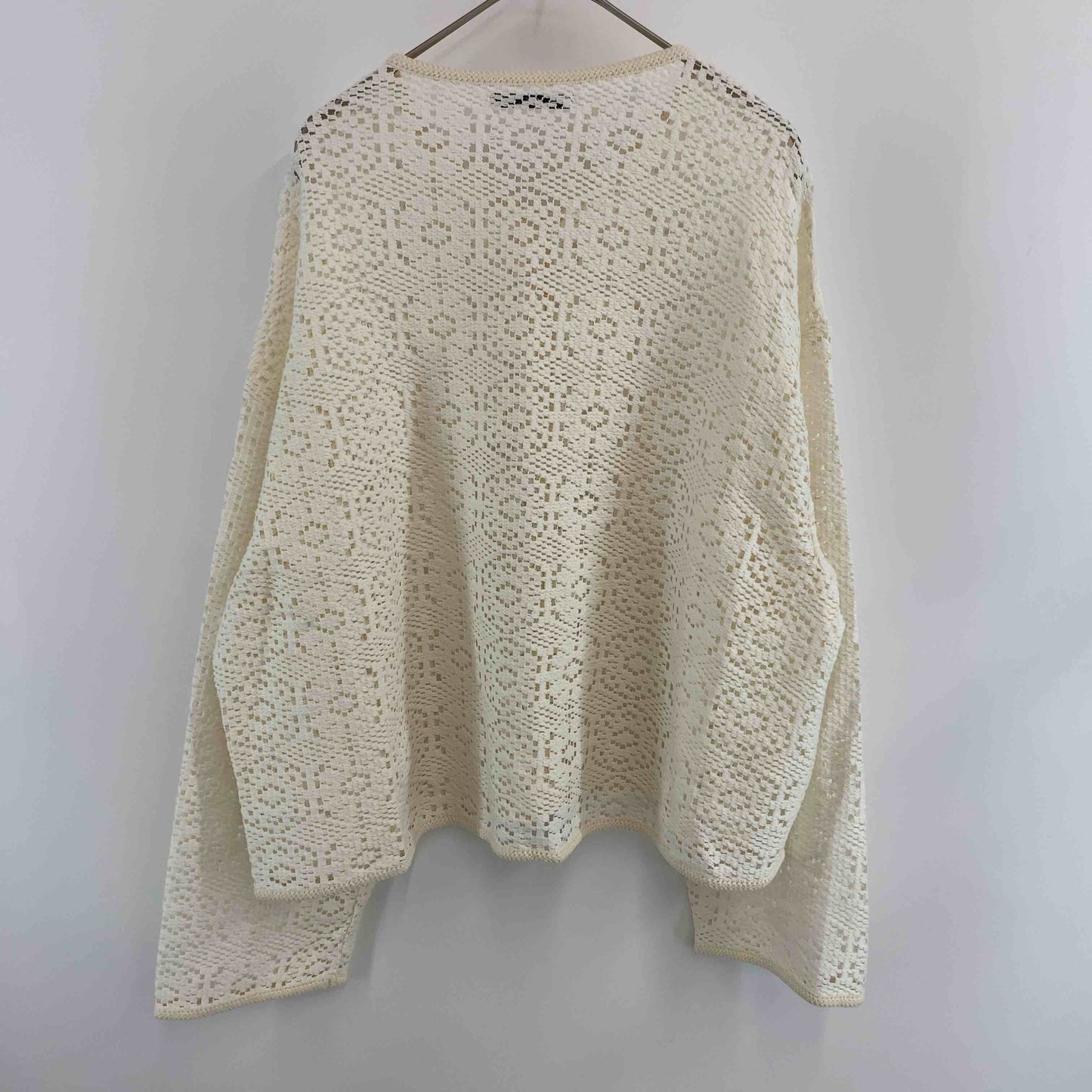 ノーブランド  ホワイト レース サマーカーディガン レディース カーディガン