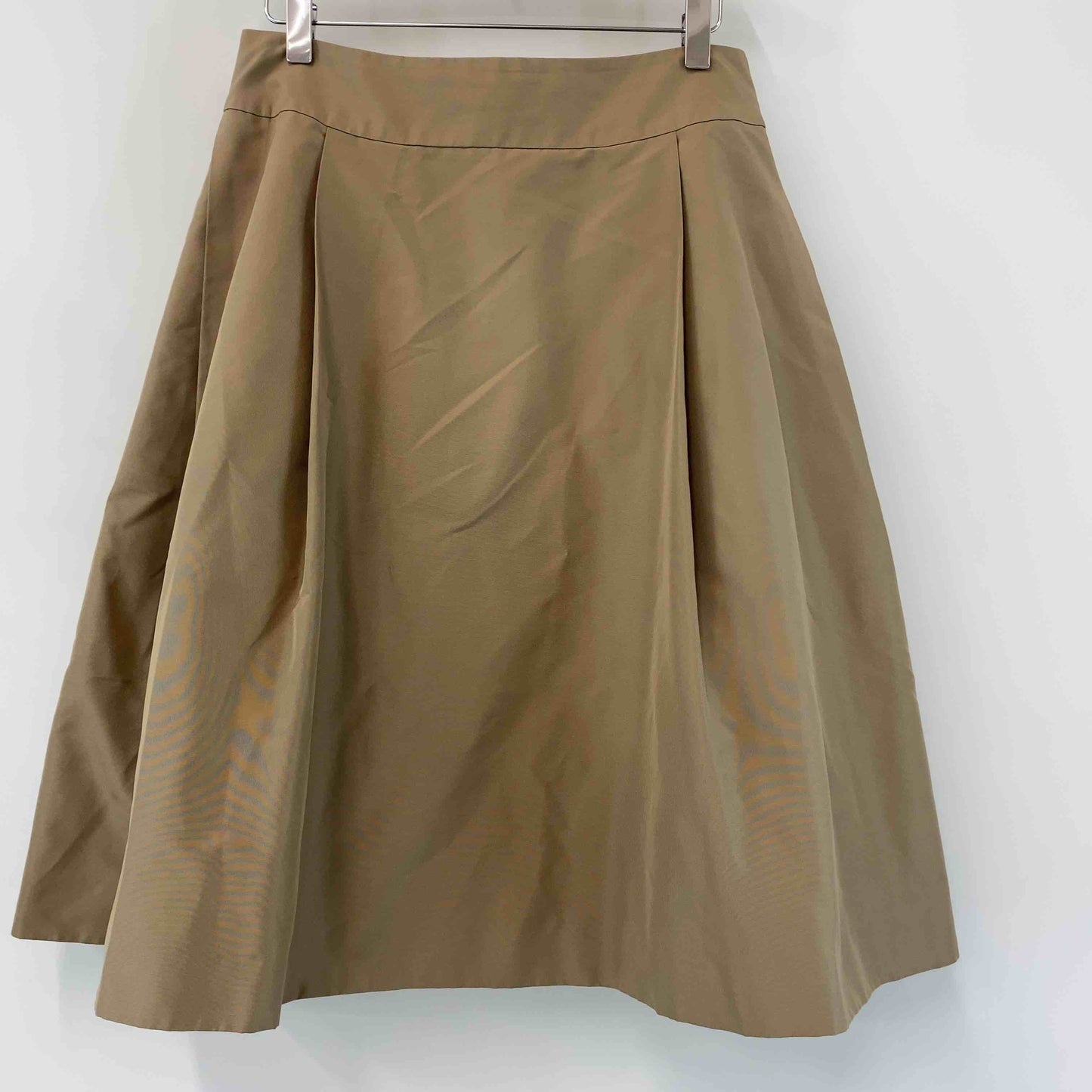 FOXEY フォクシー レディース ひざ丈スカート　ベージュ　裏地　台形