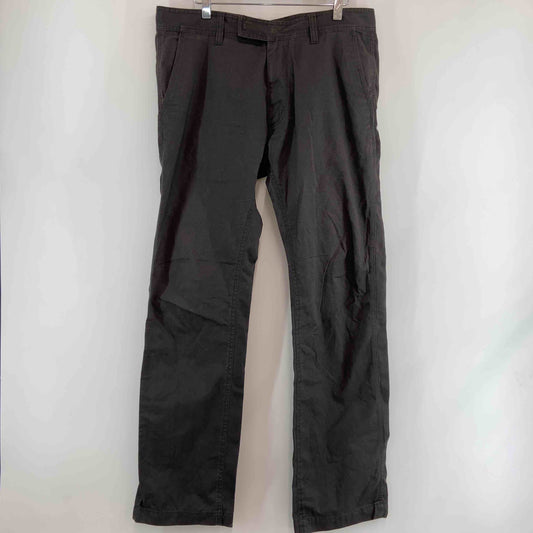 BEAMS ビームス メンズ カジュアルパンツ　ホック　チャコールグレー