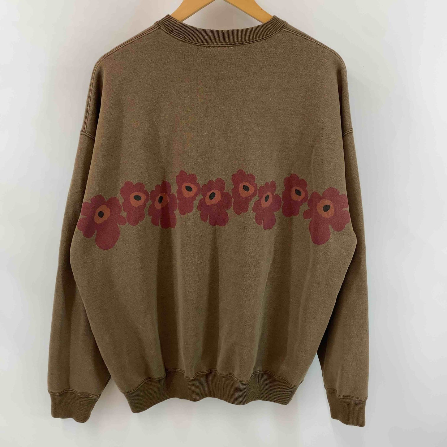 REMI RELIEF レミレリーフ メンズ スウェット 花柄 クルーネック 裏起毛