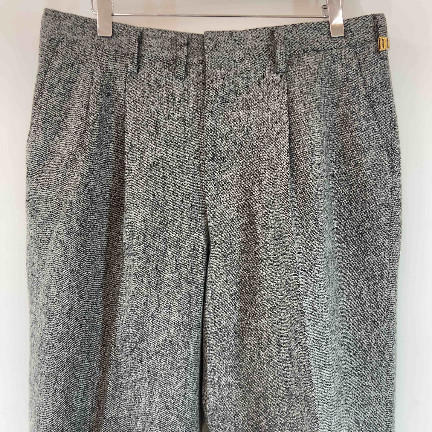 Daks ダックス メンズ スラックス　ウール100％　2タック　グレー