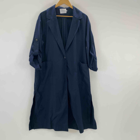AMERICAN HOLIC アメリカンホリック レディース トレンチコート　スプリングコート　パッチポケット　ネイビー　M