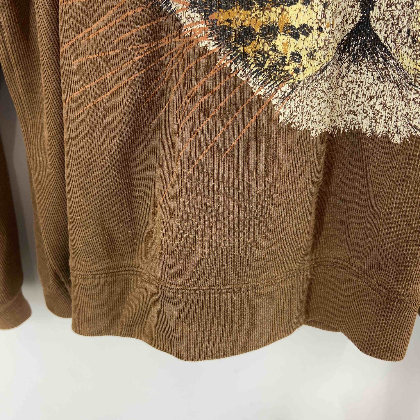 伊太利屋 イタリヤ レディース カーディガン ブラウン系 アニマルプリント