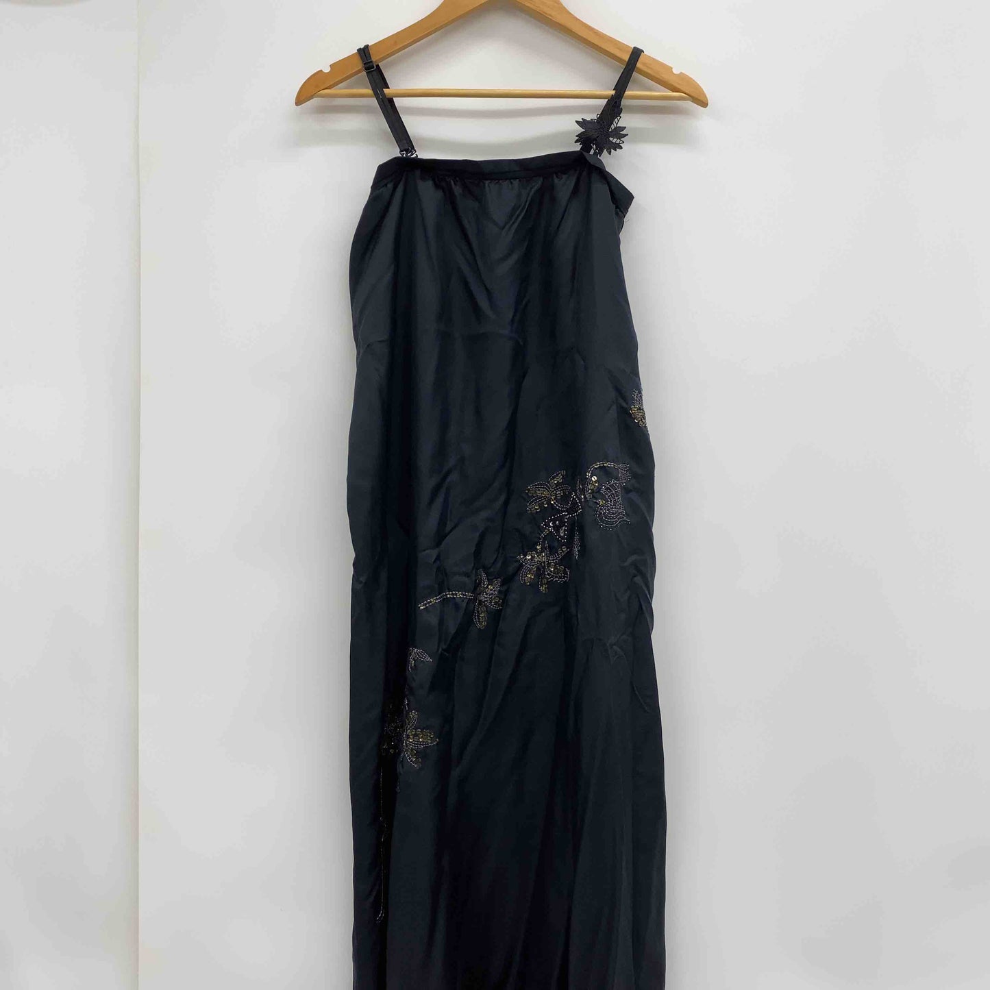 ANTEPRIMA アンテプリマ レディース キャミワンピース　スカート　2way　シルク100％　レース　黒