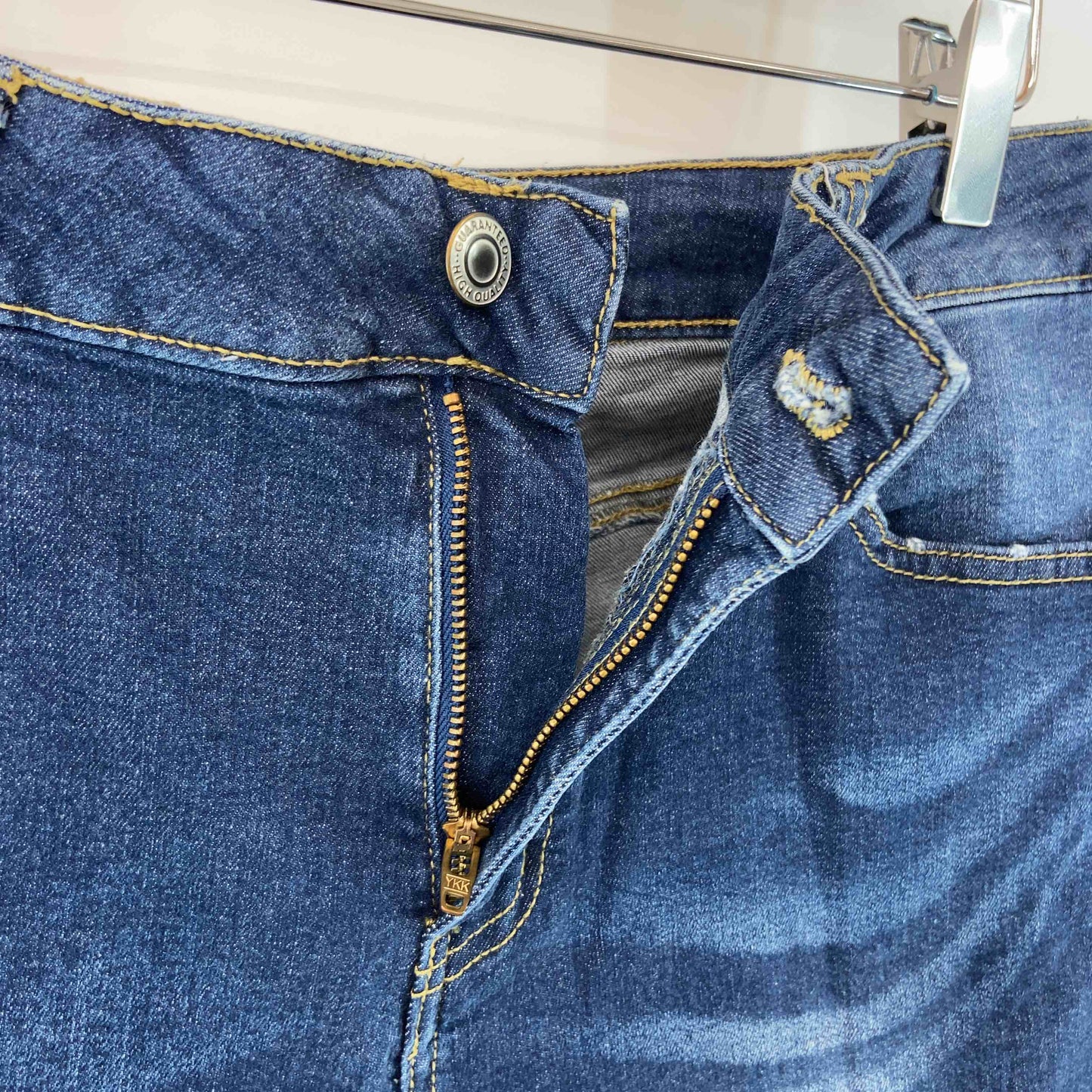 COLZA コルザ ハニーズ レディース デニム　スキニージーンズ　切りっぱなし　ダメージ加工