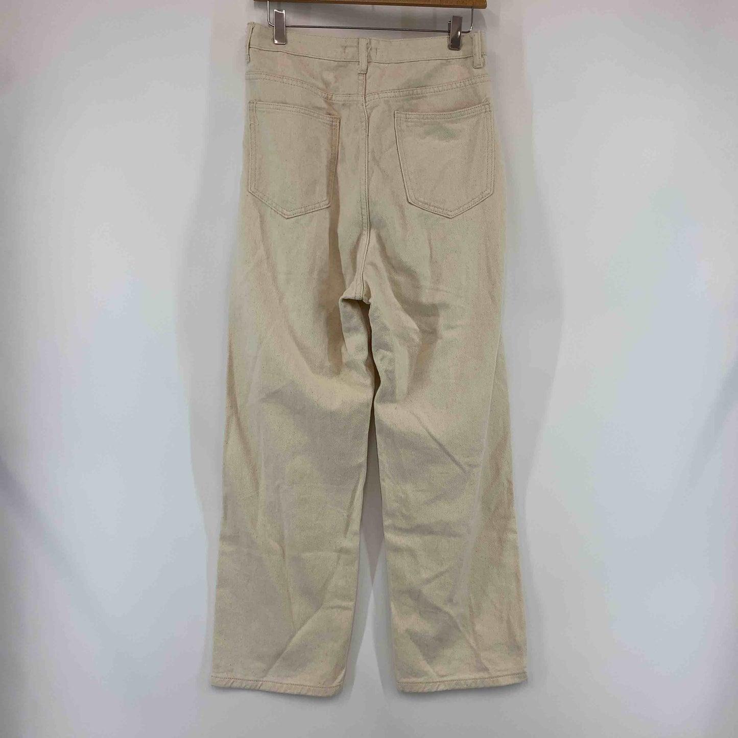 CLASSICAL ELF クラシカルエルフ オフホワイト ストレートジーンズ タック レディース デニム/ジーンズ