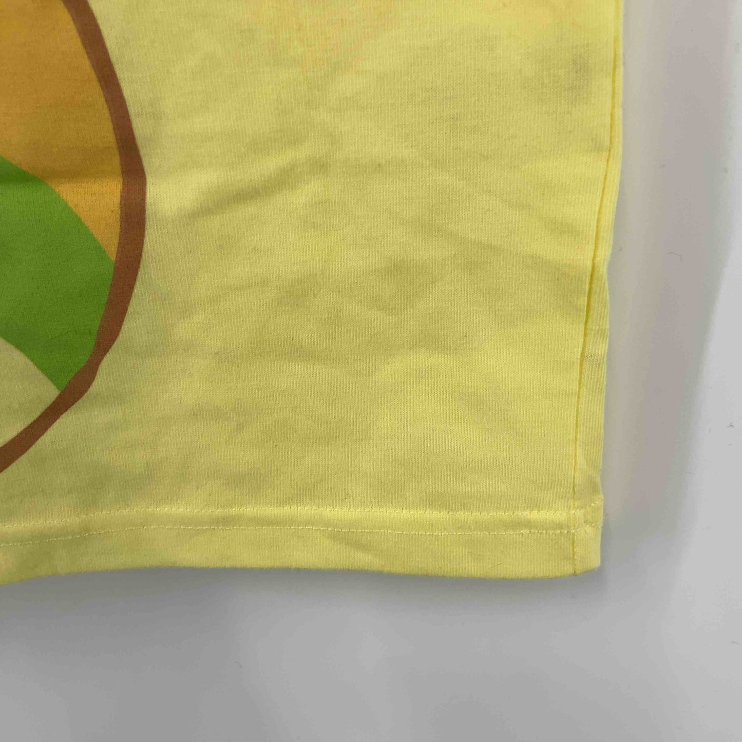 サンリオ ポムポムプリン×チュッパチャップス レディース キャラクタープリントTシャツ（半袖）イエロー 綿混