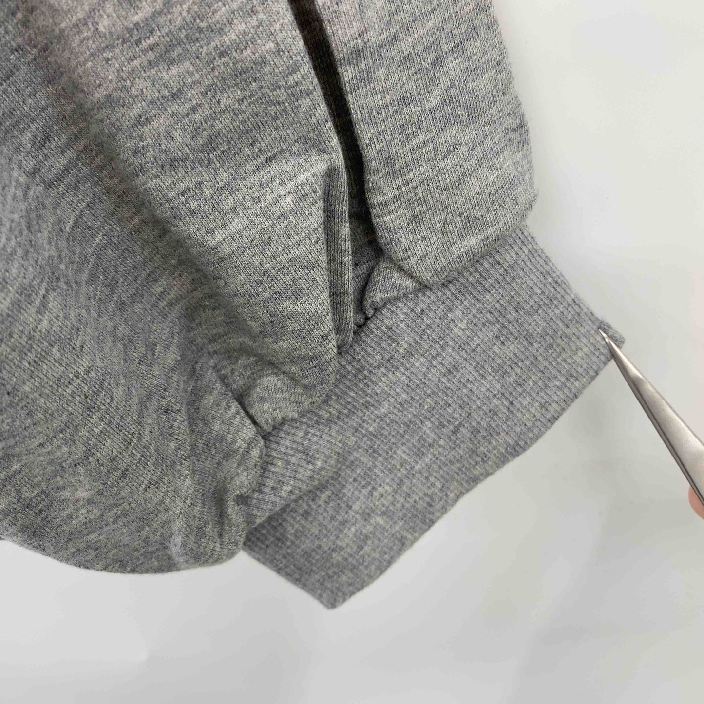 awesome apparel グレー　ショート　トレーナー　レイヤード　重ね着　 レディース スウェット