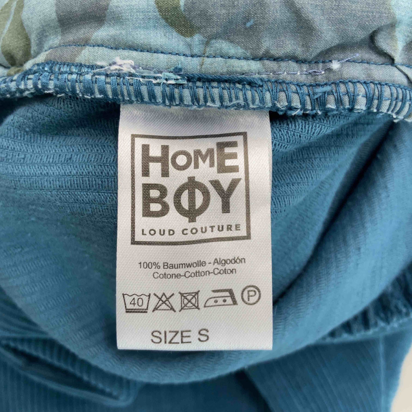 home boy ホームボーイ コーデュロイ調 カジュアルパンツ ウエストゴム ワンポイントロゴ メンズ その他パンツ