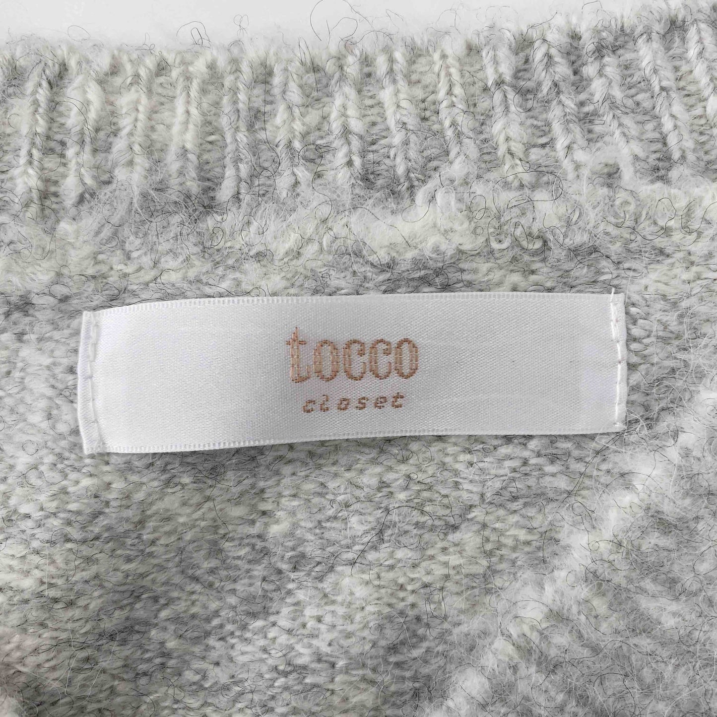 tocco closet トッコクローゼット レディース カーディガン グレイ tk