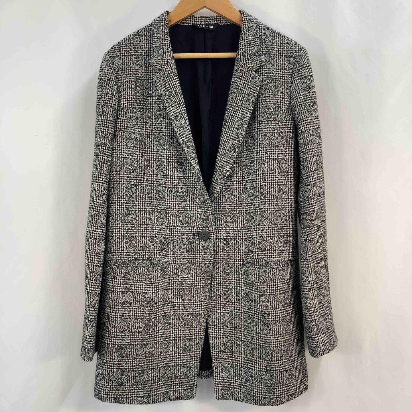 COMME CA DU MODE（womens） コムサデモード レディース テーラードジャケット グレー チェック tk