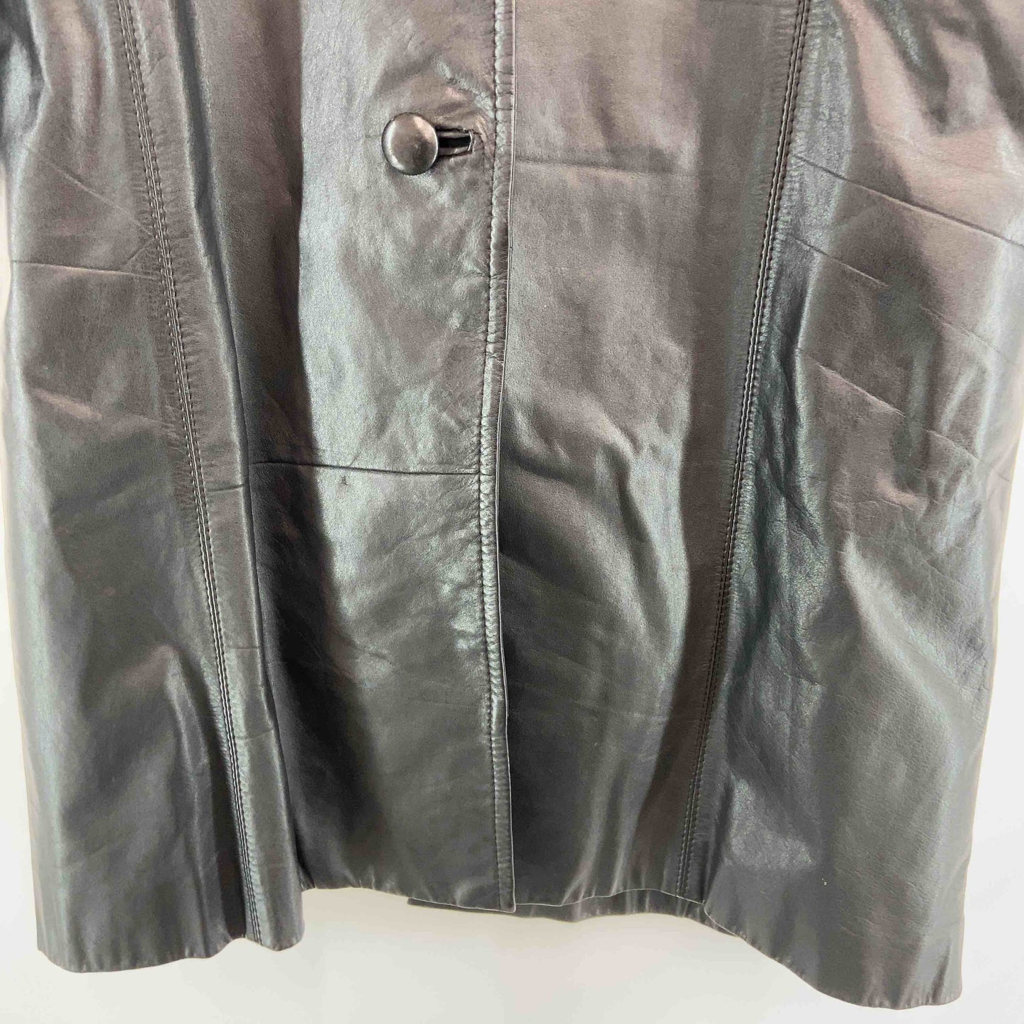 レディース レザーコート 黒