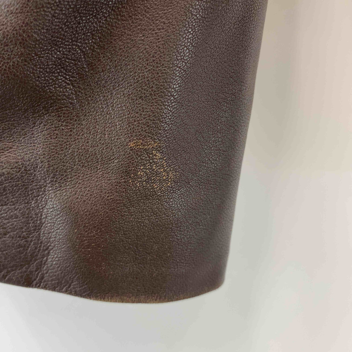 メンズ レザージャケット　テーラード　トルコ製　くるみボタン　ブラウン系