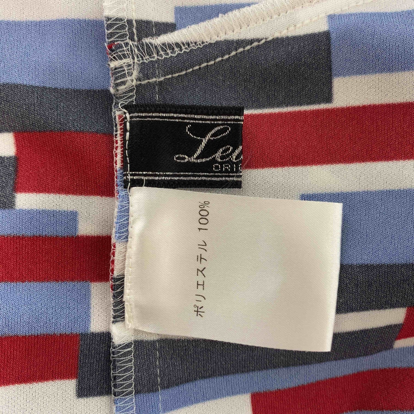 Leilian レリアン レディース Tシャツ（半袖） 総柄 フロントデザイン