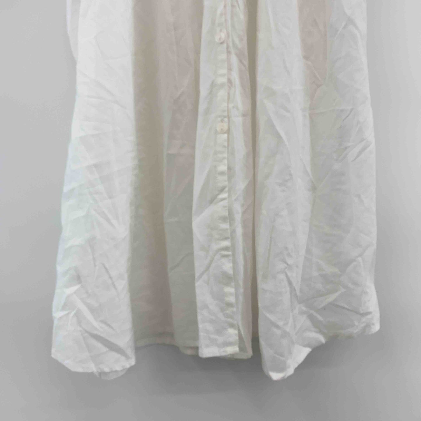 LOWRYS FARM ローリーズファーム　レディース シャツワンピース　ホワイト