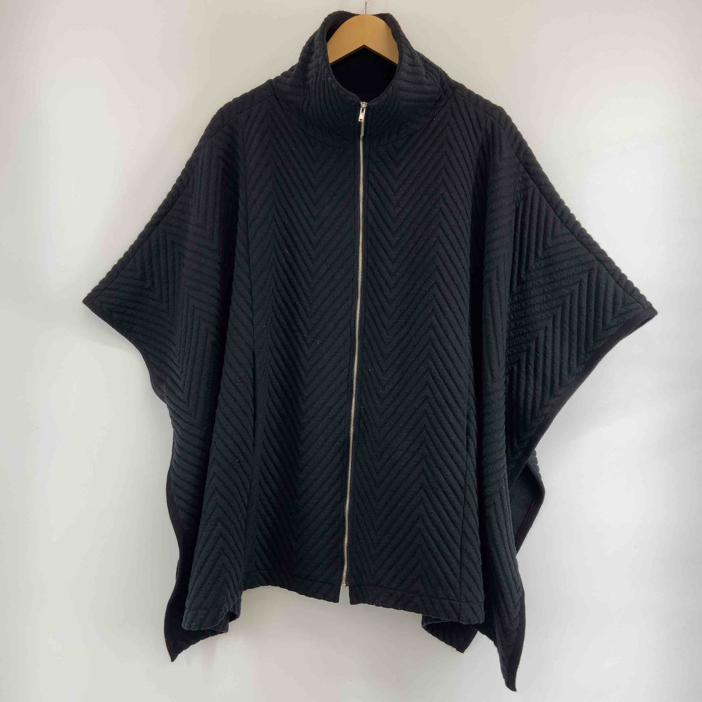 TRAMOL レディース ジャケット/アウター ポンチョ ブラック