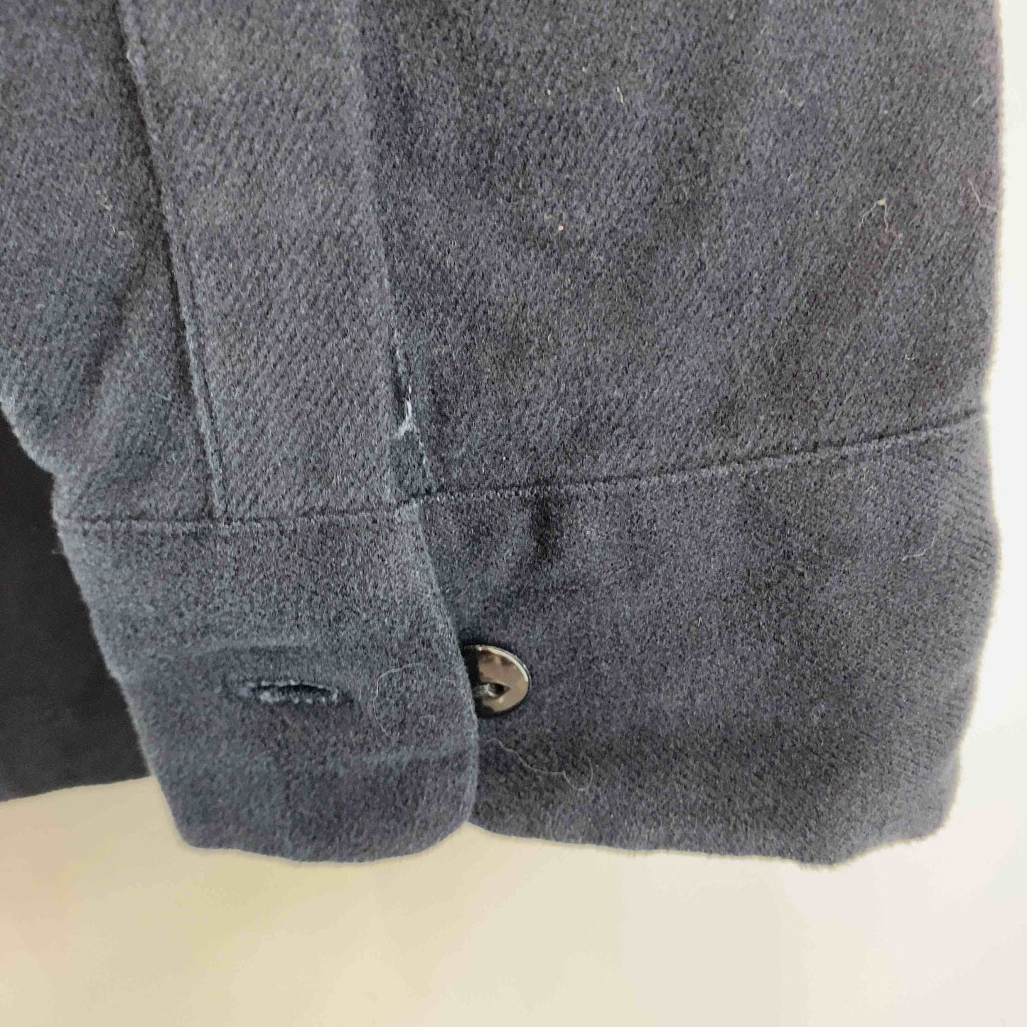 FOB FACTORY エフオービーファクトリー メンズ シャツジャケット ネイビー ネル オープンカラー