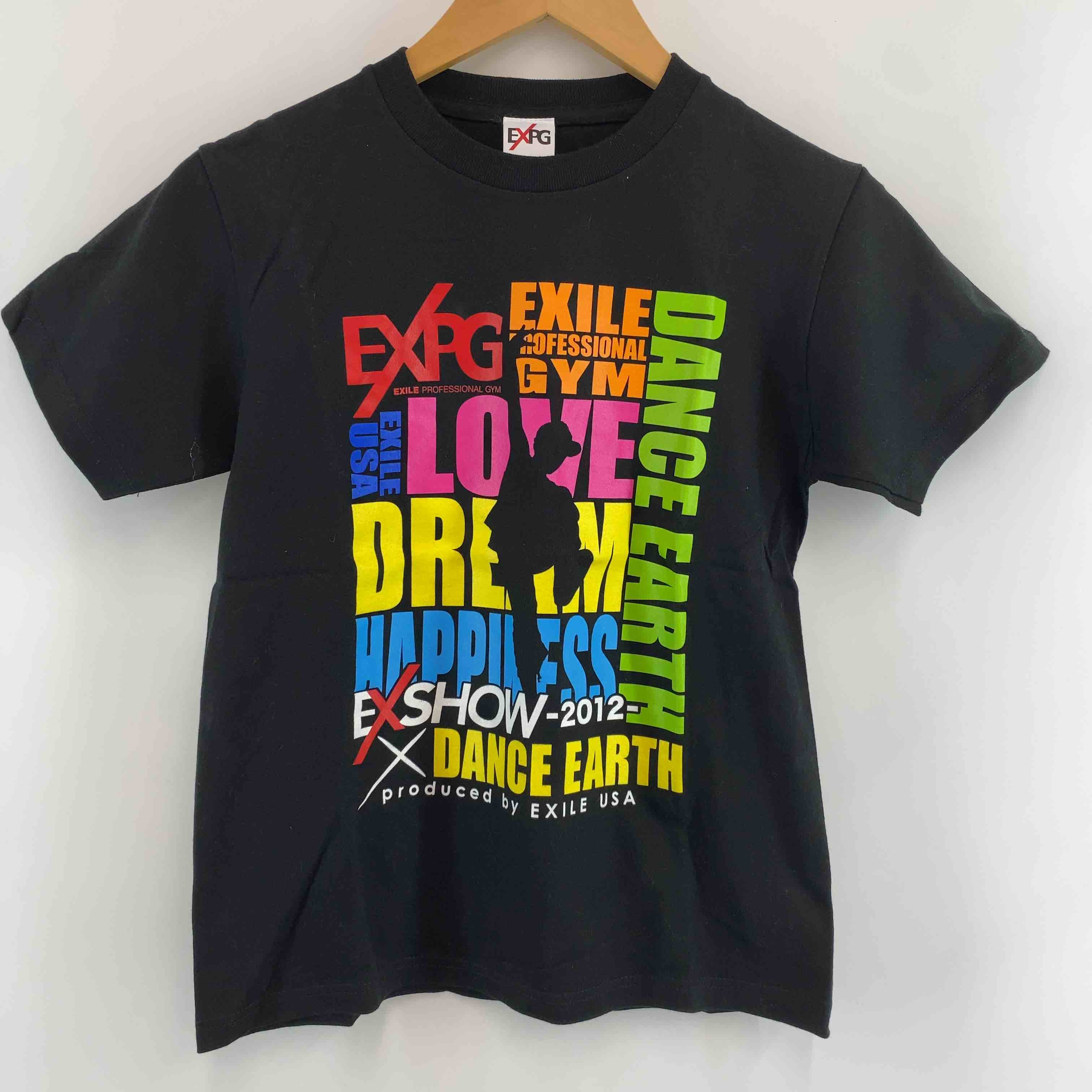 EXPG EXILE PROFESSIONAL GYM レディース Tシャツ 半袖 ブラック