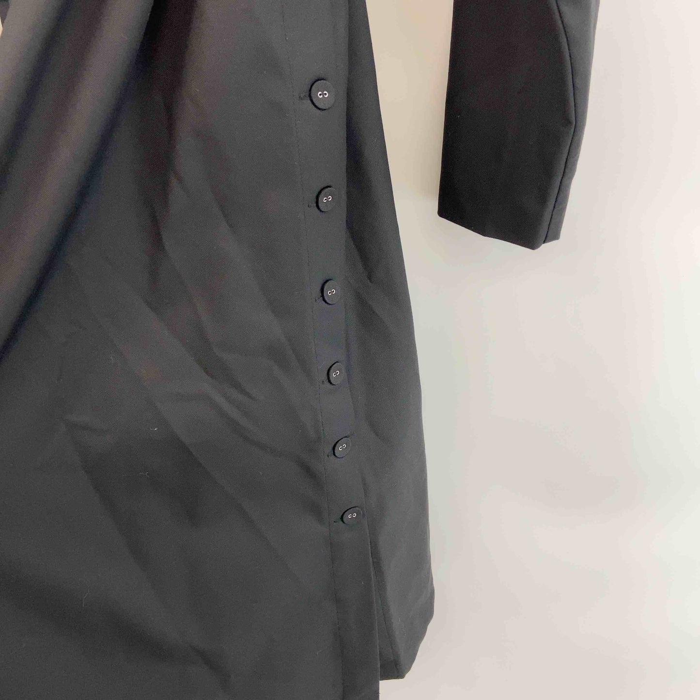 jouetie ジュエティー レディース トレンチコート ブラック シンプル 無地