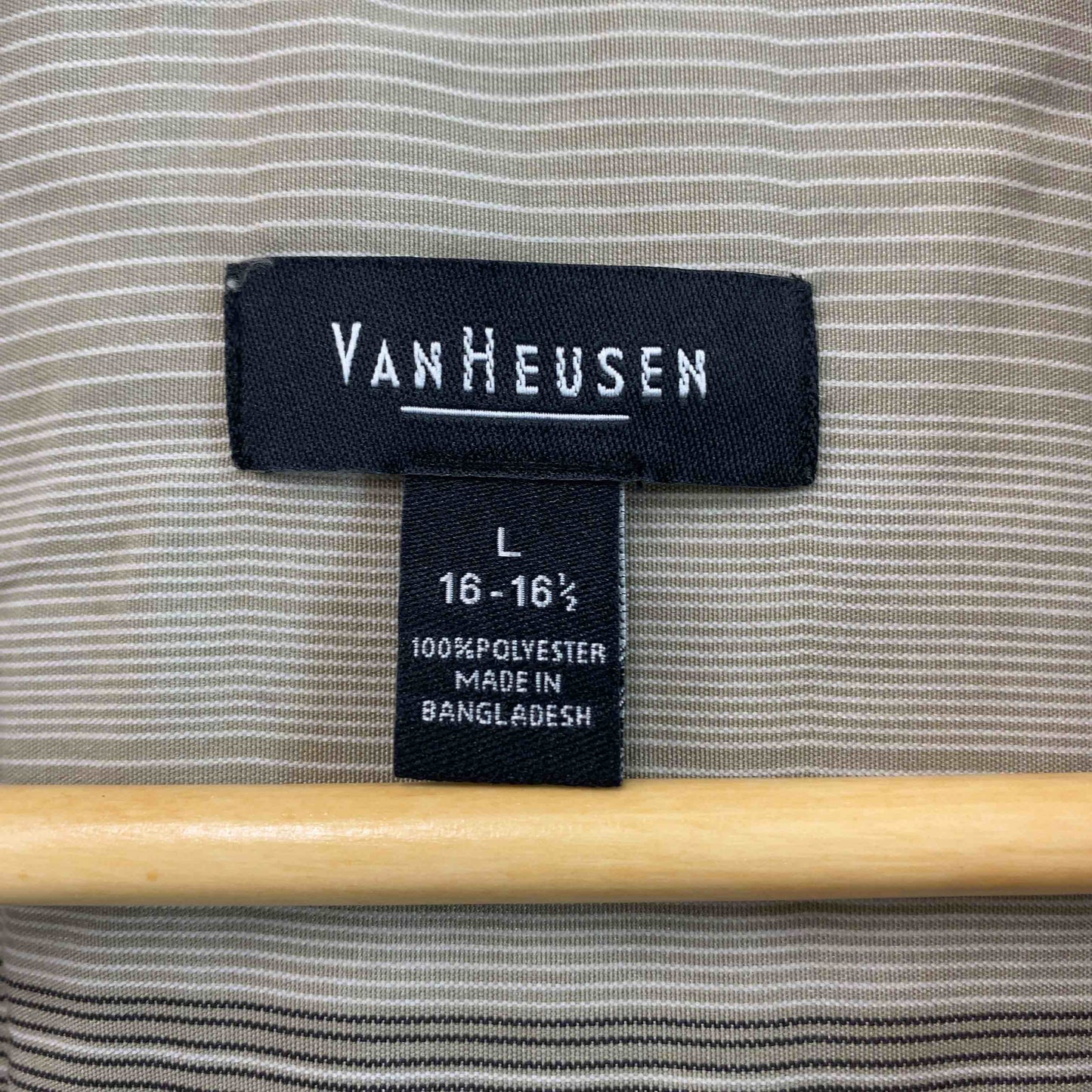 VANHEUSEN バンヒューゼン メンズ  シャツ　ストライプ