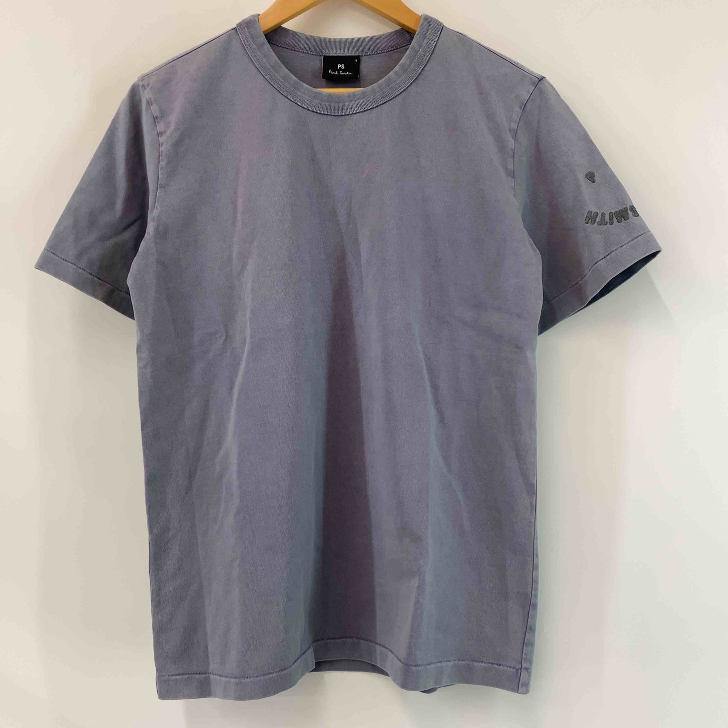 Paul Smith メンズ ポールスミス Tシャツ半袖 グレー ラウンドネック