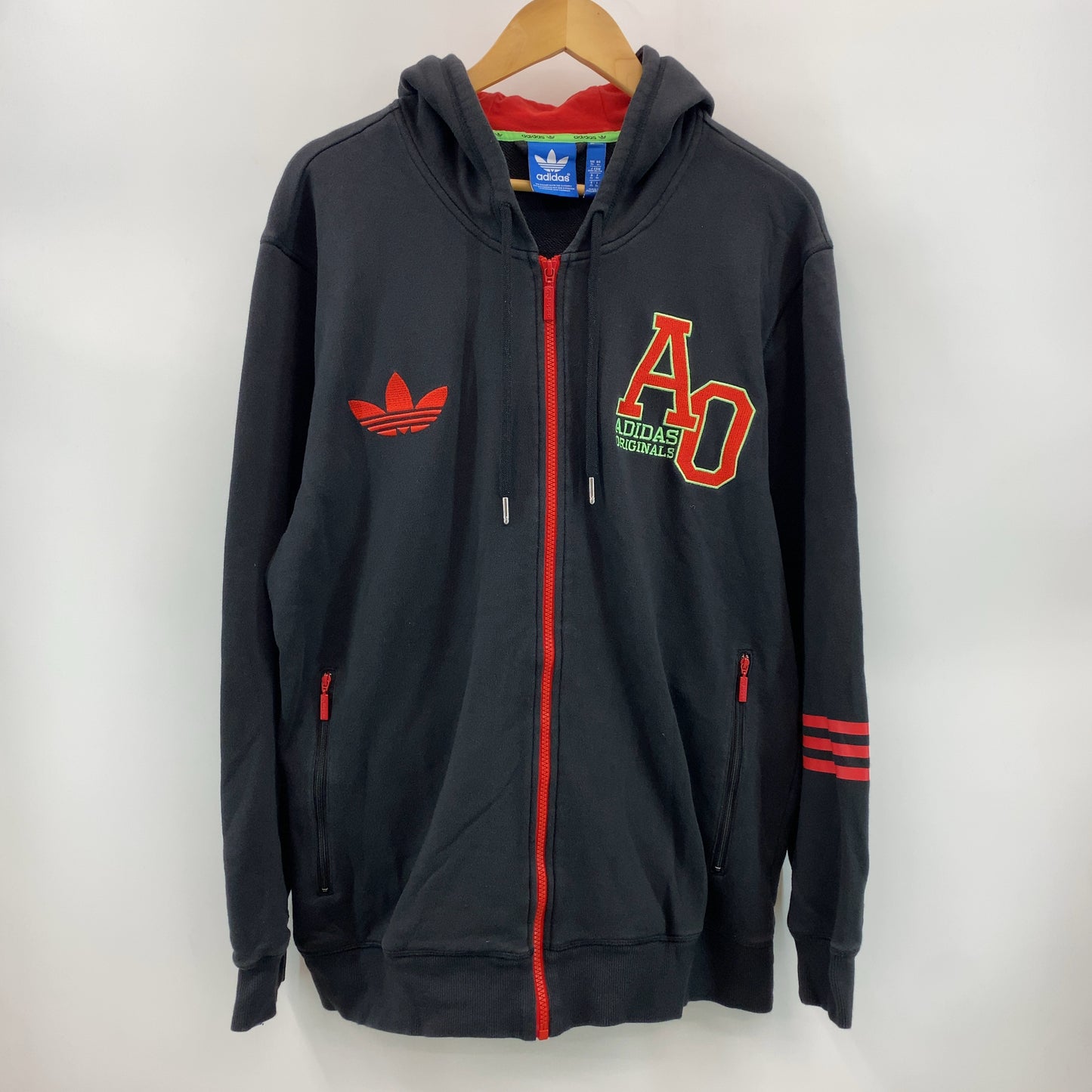 adidas originals メンズ アディダス ジップパーカー ブラック