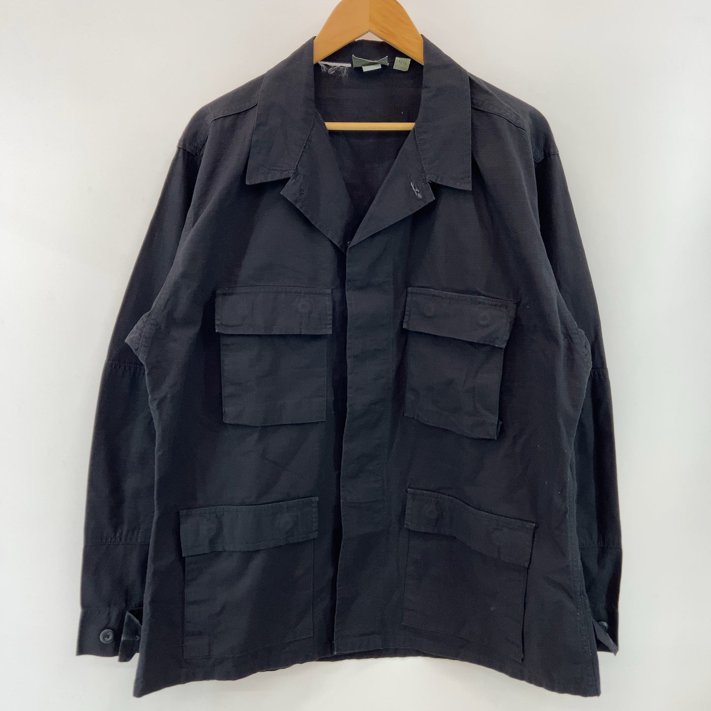 PROPPER BDU JACKET RIPSTOP　メンズ　ミリタリージャケット　サイズL　ブラック