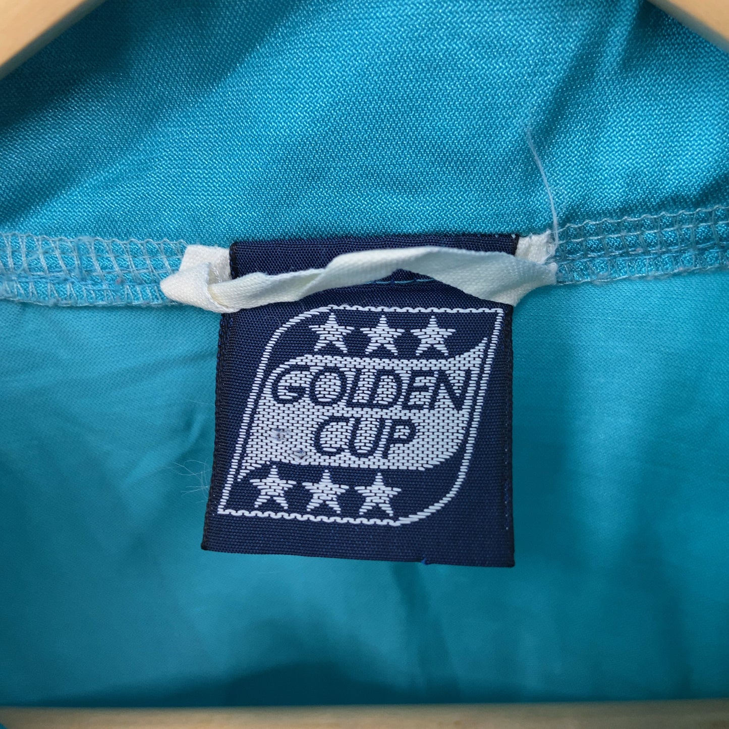 GOLDEN CUP メンズ ハイネック ハーフジップ プルオーバー フロッキープリント