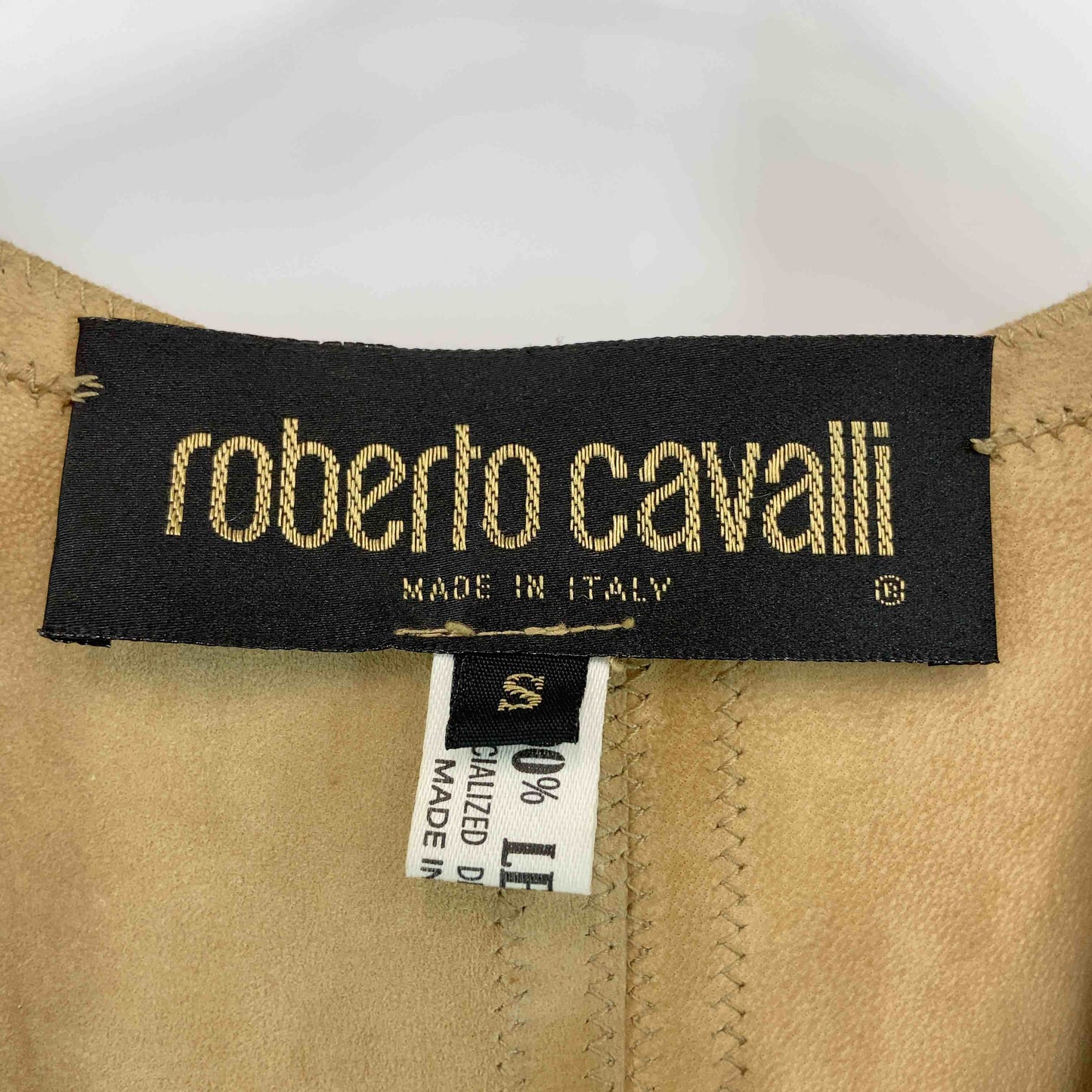 Roberto Cavalli ロベルトカバッリ レディース  ベスト ジレ レザー100%