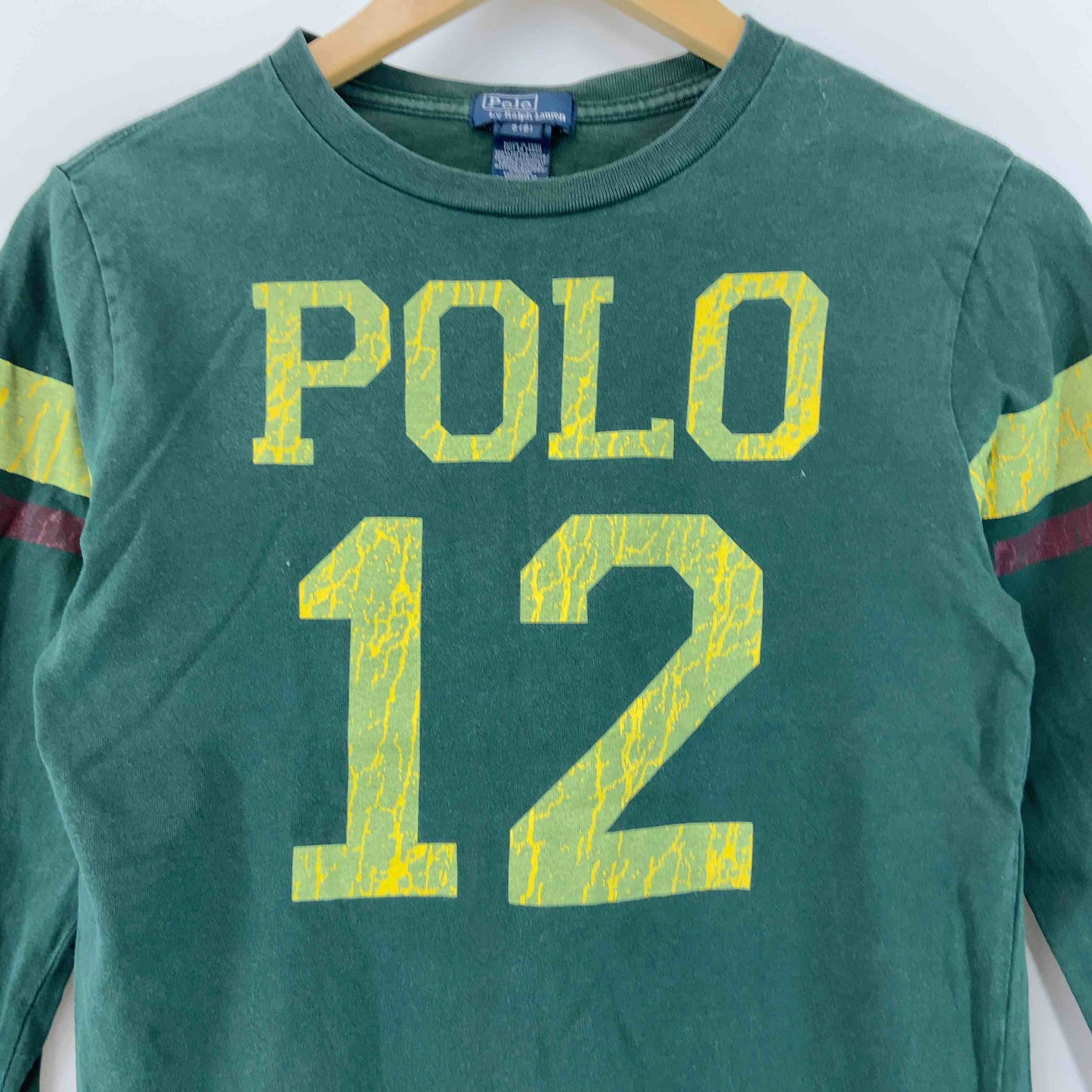 POLO レディース ポロラルフローレン Tシャツ カットソー 長袖 ビッグプリント