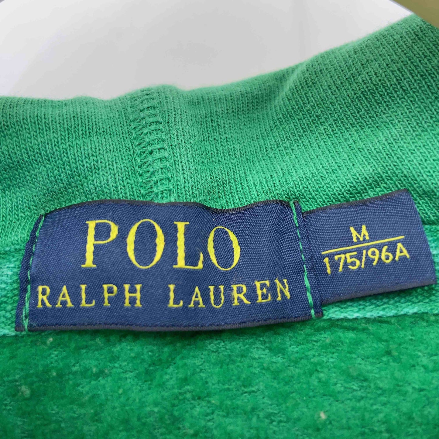 POLO メンズ ポロラルフローレン パーカー　ロゴ刺繍　　裏起毛　グリーン