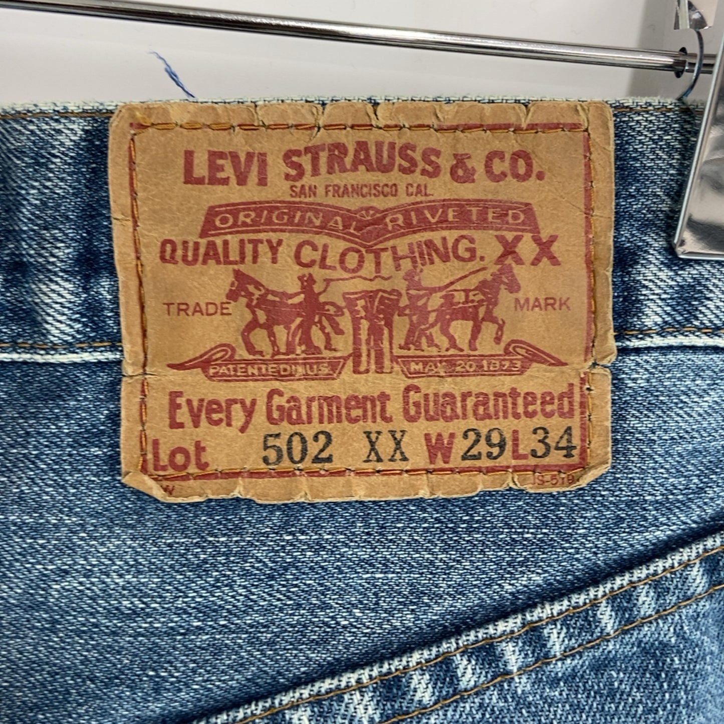 Levi’ｓ 140周年記念 リーバイス 502 talonジッパー メンズ デニム/ジーンズ